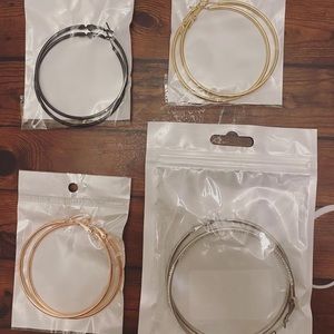NEW hoop earrings